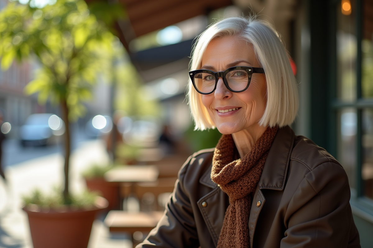 femme lunettes